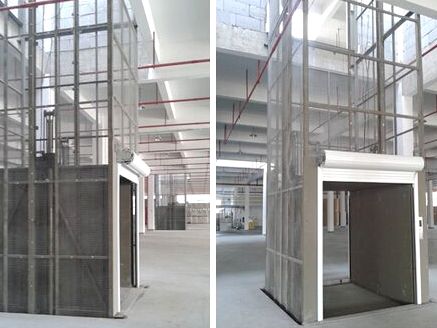 全封閉式導軌貨梯